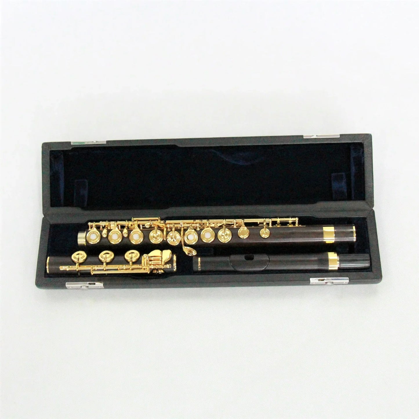 High End Gold Plated 17 Open Hole Flute High Quality Ebony Transverse Flute Best Price Concert Flute