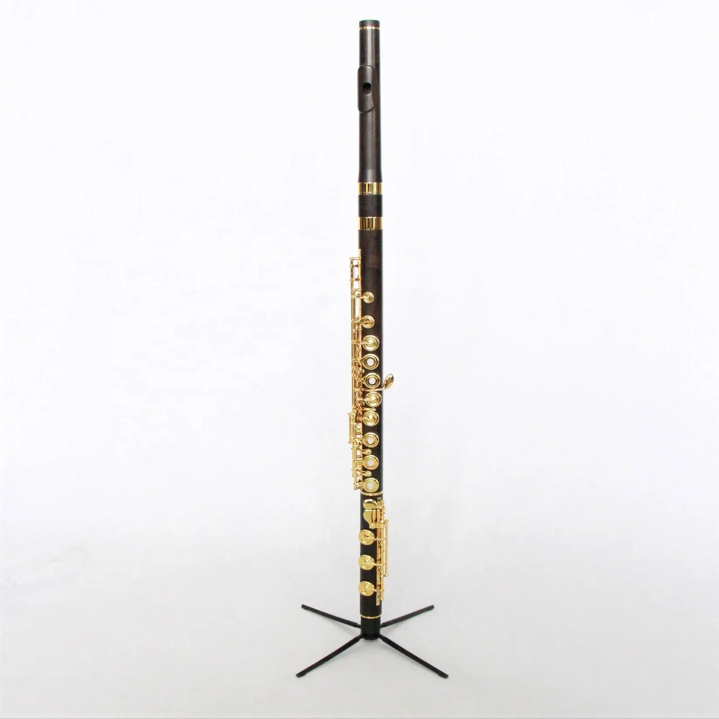 High End Gold Plated 17 Open Hole Flute High Quality Ebony Transverse Flute Best Price Concert Flute