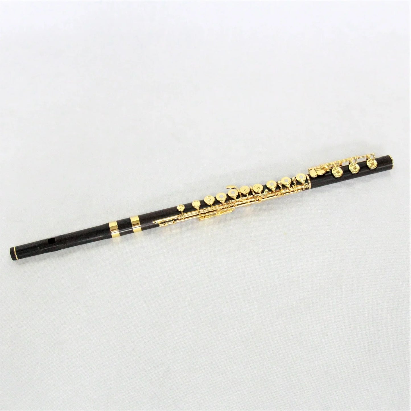 MMOOKA High End Gold Plated 17 Open Hole Flute High Quality Ebony Transverse Flute Best Price Concert Flute