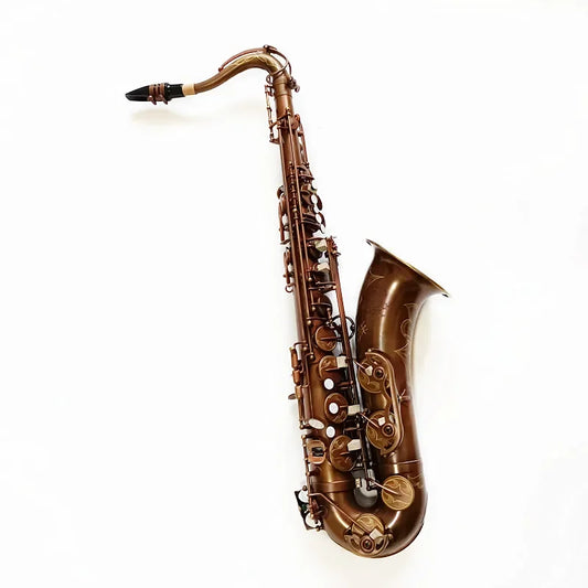 High Quality Brand  Tenor Saxophone Mark VI Antique Copper B-flat Tenor Sax Mark VI Retro Bronze Mouthpiece