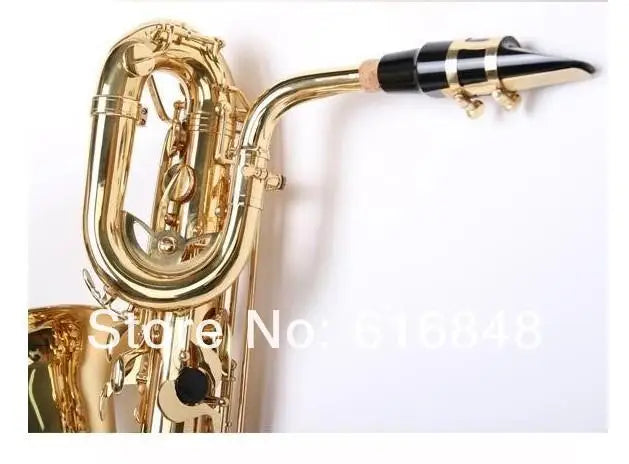 High Quality Brass Baritone Saxophone Gold Lacquer E Flat Baritone Sax New Arrival Musical Instrument with Mouthpiece Case