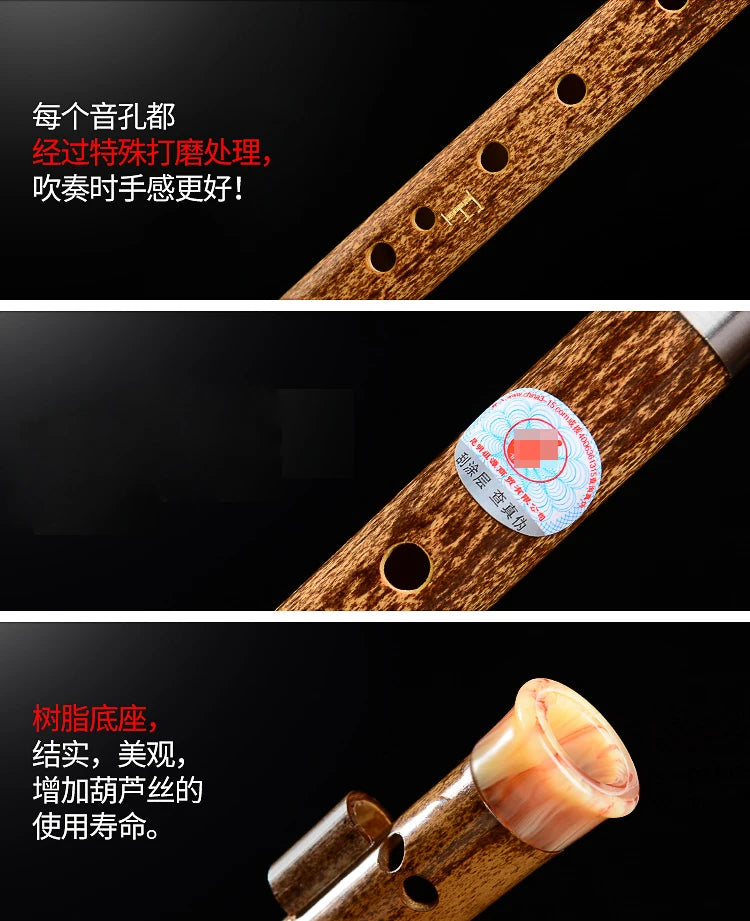 High Quality Crane Playing Performance Hulusi Music Instruments Cucurbit instrument Flute A/C/bB/D/F/G Tone Flute Great Sound