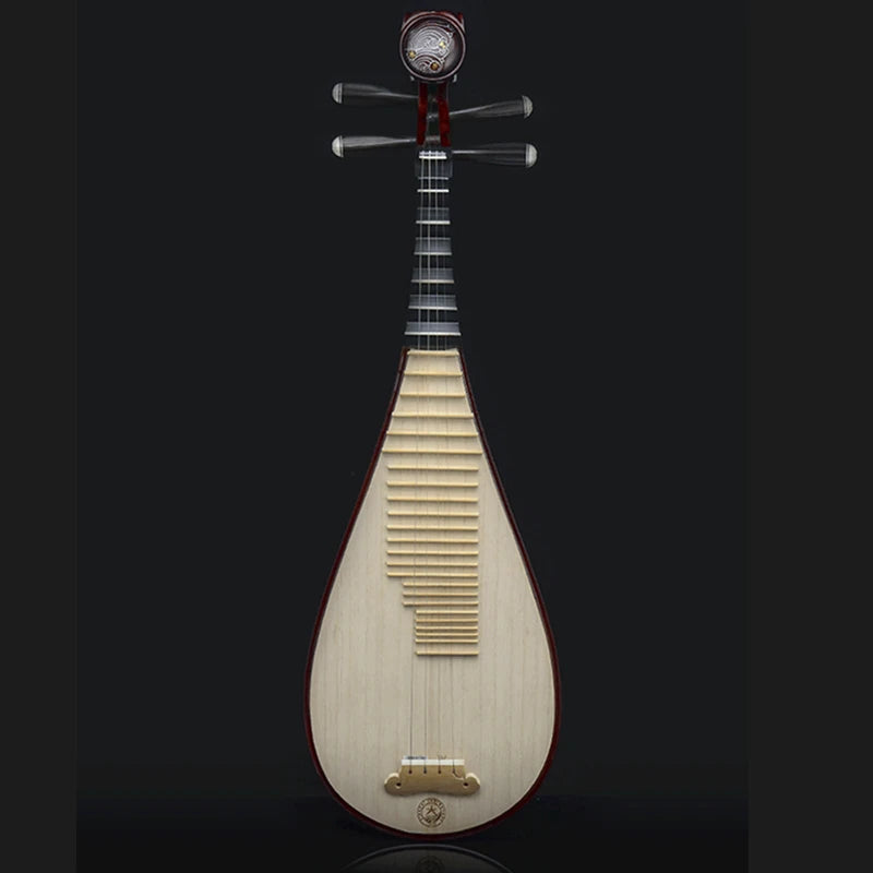 MMOOKA High Quality Professional Lute Pipa Chinese Folk Instruments Special Mahogany Material 4 Strings Musical Instrument for Adult