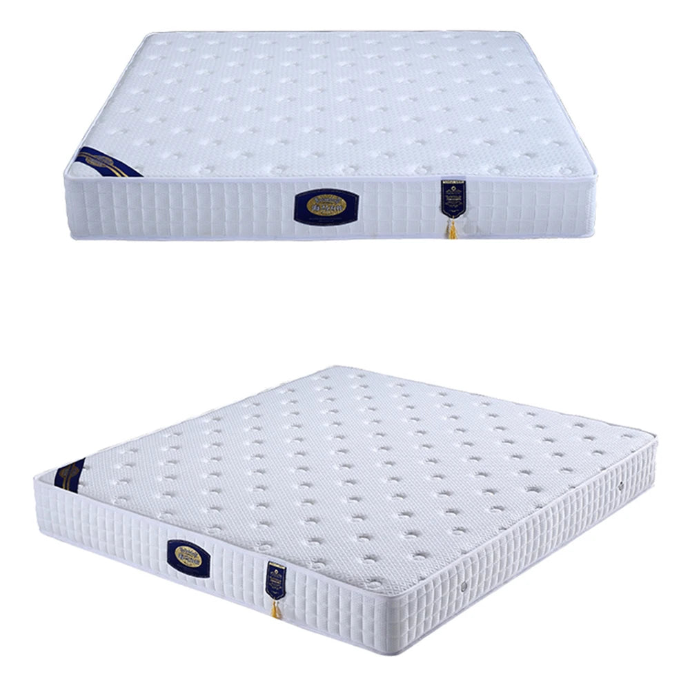 High Quality White Natural Latex Single Double Memory Foam Mattress Topper King Queen Size Hotel Sleep Spring Bed Mattresses