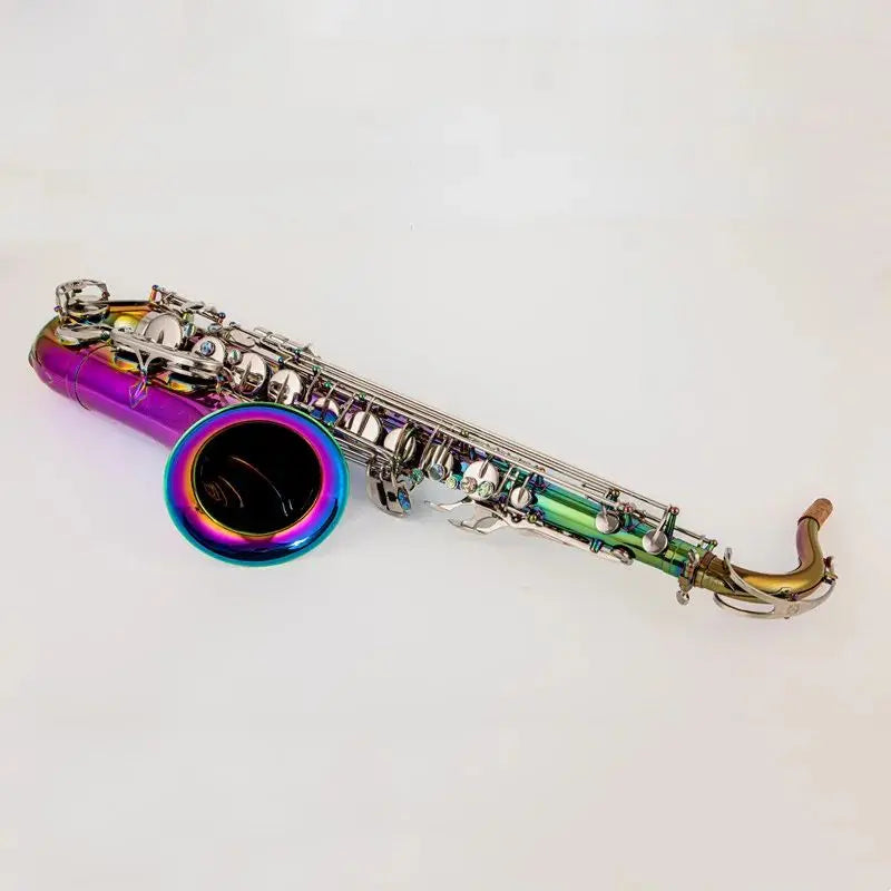 High Tenor Saxophone Bb Tune lacquered Dazzling colour Woodwind Instrument With Case Accessories Free Shipping