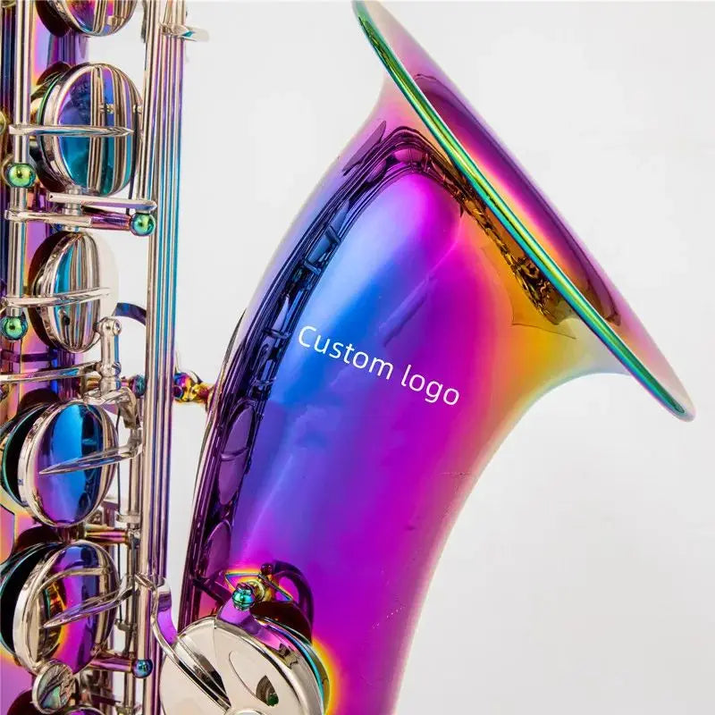 High Tenor Saxophone Bb Tune lacquered Dazzling colour Woodwind Instrument With Case Accessories Free Shipping