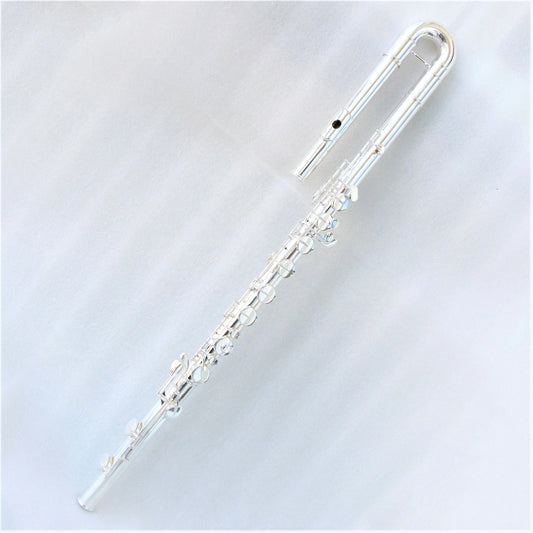 High quality Bass flute musical instrument professional Cupronickel body Silver plated flute musical instrument