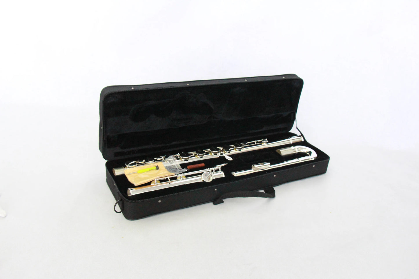 High quality Bass flute musical instrument professional Cupronickel body Silver plated flute musical instrument