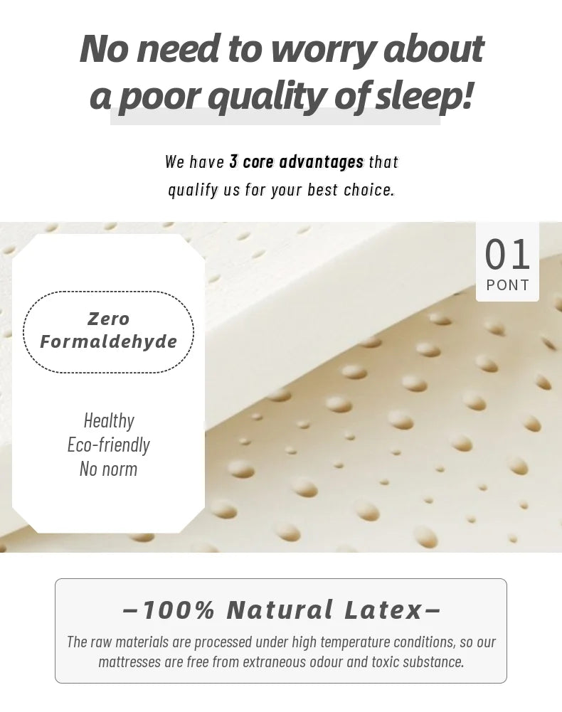 High-quality latex memory foam mattress Individual Pocket Spring Soft Modern Mattress latex mattress for loft bed