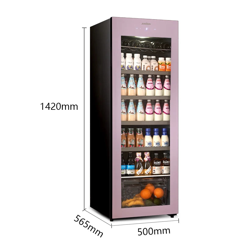 Home smart wine cabinet, beverage ice bar, refrigerator, home living room refrigerator, 212 liters