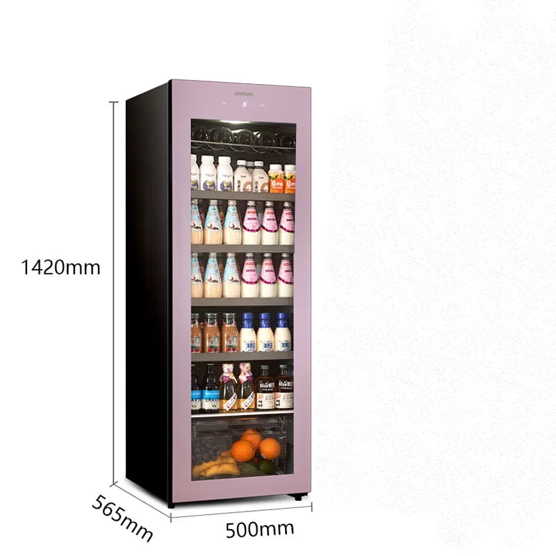 Home smart wine cabinet, beverage ice bar, refrigerator, home living room refrigerator, 212 liters