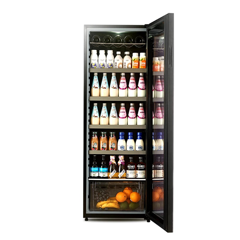 Home smart wine cabinet, beverage ice bar, refrigerator, home living room refrigerator, 212 liters