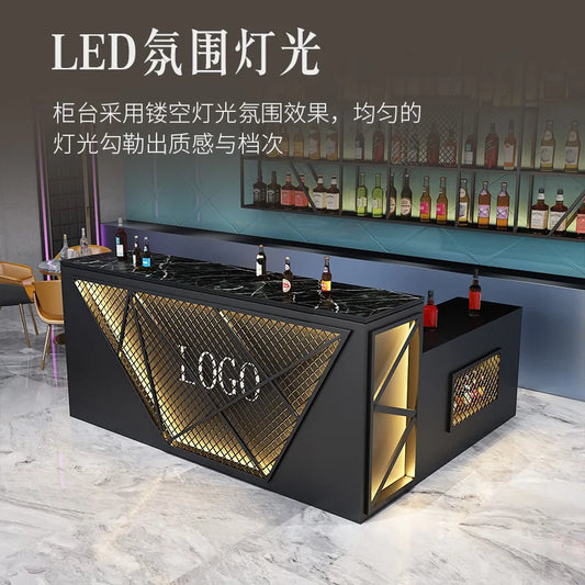 Hongyefeng Bar Cafe Front Desk Online Celebrity Qing Bar Barbecue Shop Customization