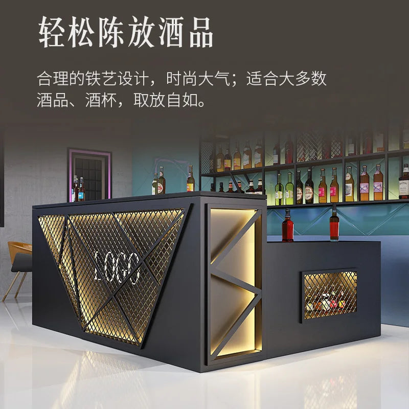 Hongyefeng Bar Cafe Front Desk Online Celebrity Qing Bar Barbecue Shop Customization