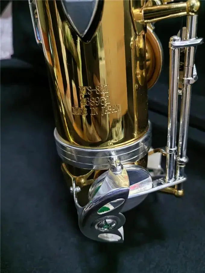 Hot Selling Bb Tenor Saxophone Gold Lacquer YTS-82Z Yellow Brass Musical instrument Professional with Case Accessories