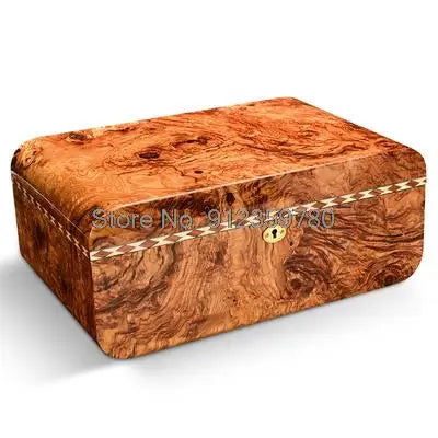 Humidor Spanish Cedar Wood Professional Cigar Humidor Humidifier Humidification Box Large Capacity Cigar Box Humidor