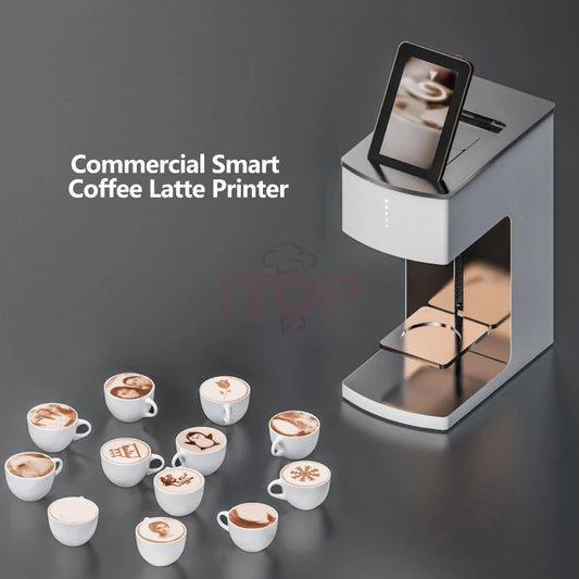 ITOP Coffee Latte Art Machine Automatic Latte Printer Coffee Printer Fantasia Pattern Printer Food Surface Printer 110V-220V
