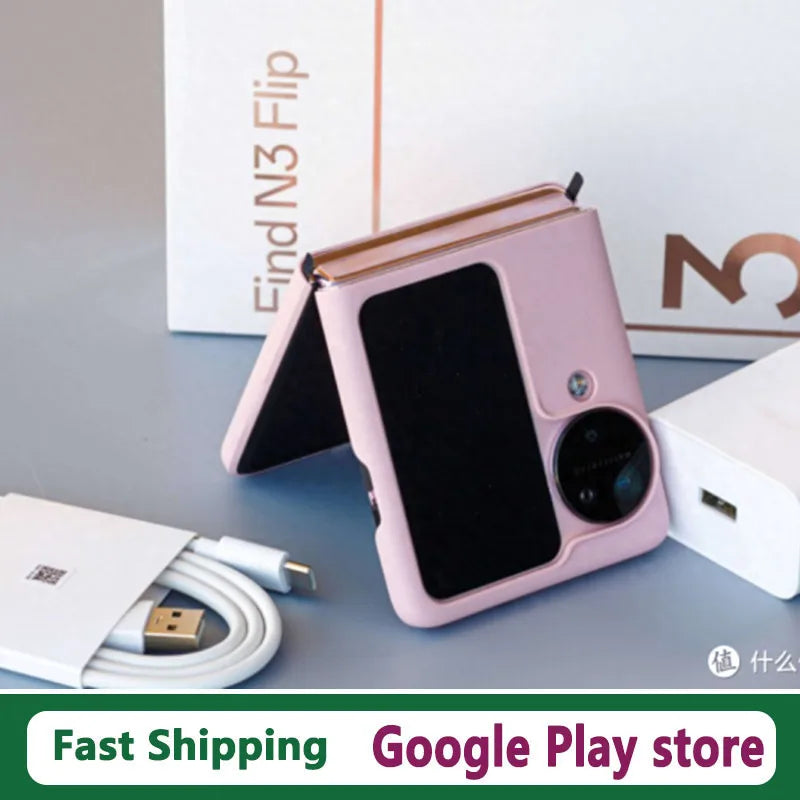 In Stock Oppo Find N3 Flip Smart Phone Dimensity 9200 Octa Core Fingerprint 50.0MP Camera 6.8" Folded Screen 120HZ 44W Charge