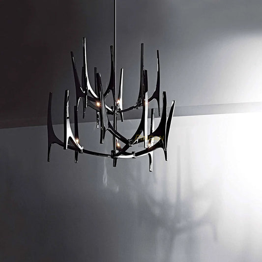 Individuality living room chandelier simple dining room lamp duplex villa high-grade decorative lights