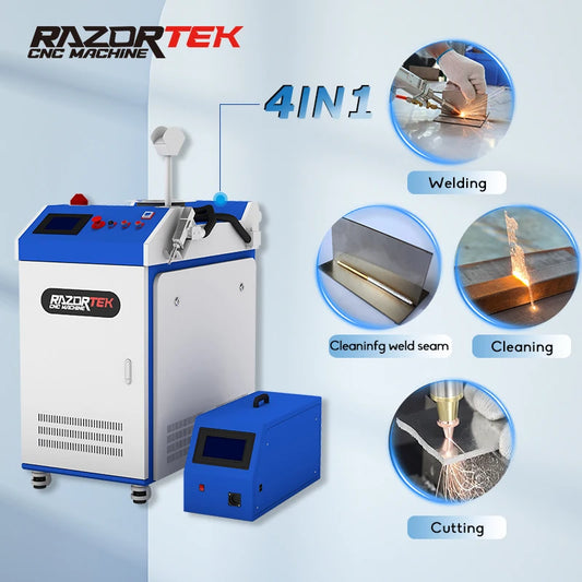 Industrial Laser Welding Machine Built-In Water Chiller Welder Cleaner Cutter 4in1 machine CE Certified Laser Welding Equipment