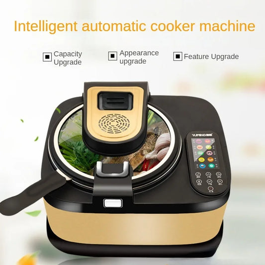 Intelligent Automatic Stir-frying Machine Kitchen Robot Machine with Free Pan רובוט חכם Robo De Cozinha Robot Cucina Inteligente
