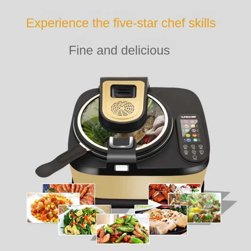 Intelligent Automatic Stir-frying Machine Kitchen Robot Machine with Free Pan רובוט חכם Robo De Cozinha Robot Cucina Inteligente