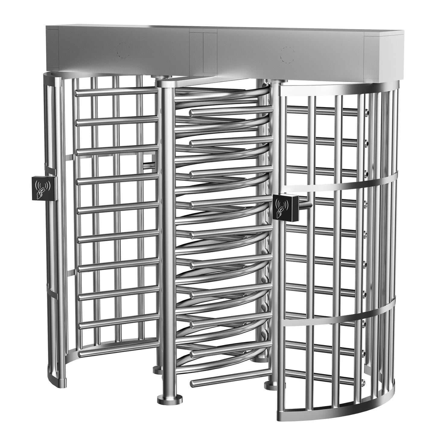 Intelligent CE Approved Full Height Turnstile Gate / Turnstile Security Systems