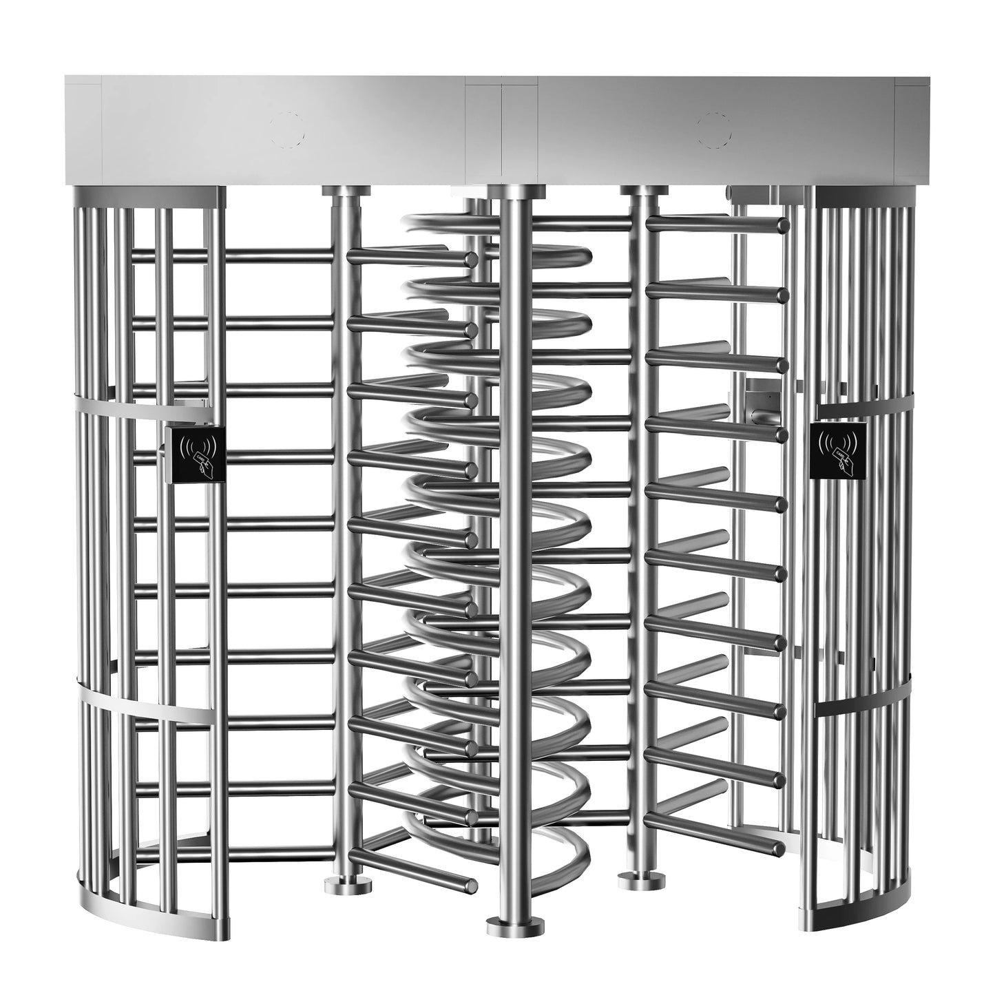 Intelligent CE Approved Full Height Turnstile Gate / Turnstile Security Systems