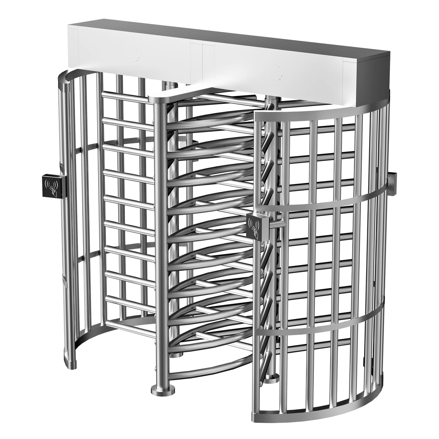 Intelligent CE Approved Full Height Turnstile Gate / Turnstile Security Systems