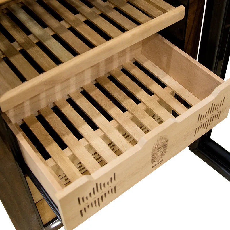 Intelligent Cigar Humidor Inverter Constant Temperature Humidity Cedar Wood Cigar Humidor Large Capacity Cigar Tea Box Cabinet