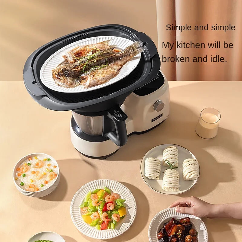 Intelligent Cooking Machine Home Multifunction Stand Mixer Automatic Frying Pan Robot Babycook  Robot Cuisine Multifonction