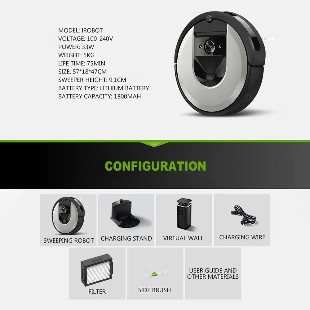 Intelligent Robot Vacuum Cleaner Charging Household Wireless Sweeping Robot Dust Hair Cleaning Vacuum Cleaner