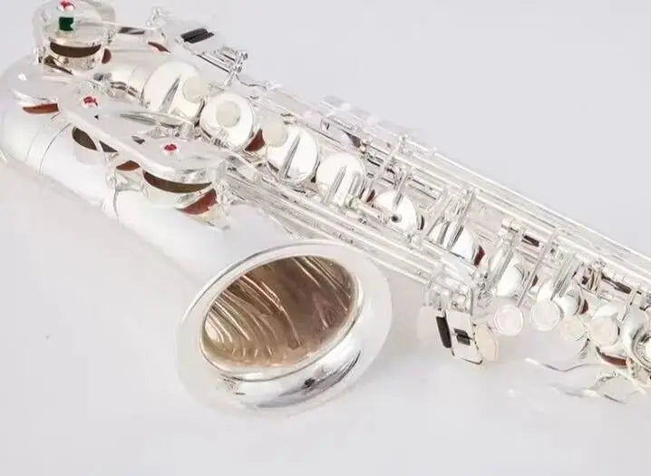 Japanese Silver Plated Saxophone, E-Tone, Brass Material, E-Tone, YAS-62