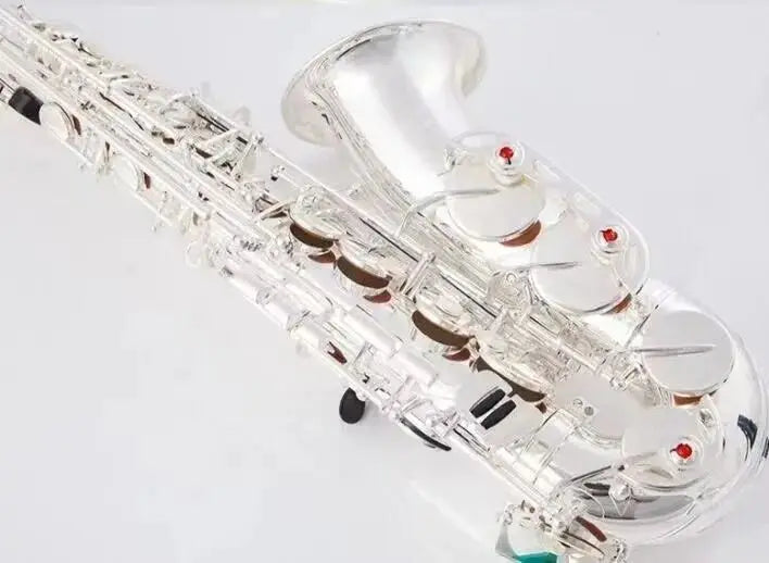 Japanese Silver Plated Saxophone, E-Tone, Brass Material, E-Tone, YAS-62