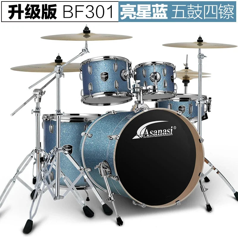 Electronic musical instruments Jazz Drum Kit Set Rock Band Professional Percuss Metal Drum Set Professional Adults Cymbal Bateria Musical Drums Instrument