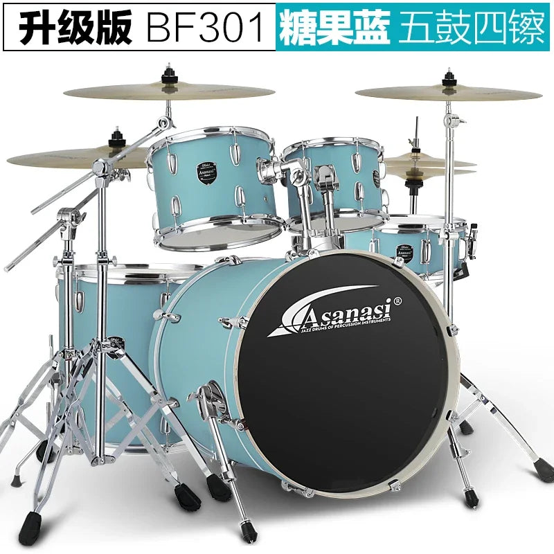 Electronic musical instruments Jazz Drum Kit Set Rock Band Professional Percuss Metal Drum Set Professional Adults Cymbal Bateria Musical Drums Instrument