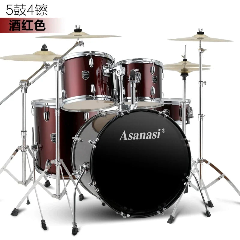 Electronic musical instruments Jazz Drum Kit Set Rock Band Professional Percuss Metal Drum Set Professional Adults Cymbal Bateria Musical Drums Instrument