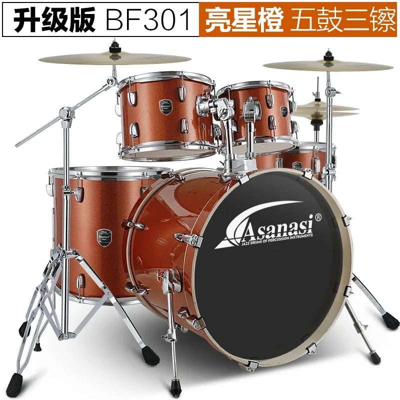 Electronic musical instruments Jazz Drum Kit Set Rock Band Professional Percuss Metal Drum Set Professional Adults Cymbal Bateria Musical Drums Instrument