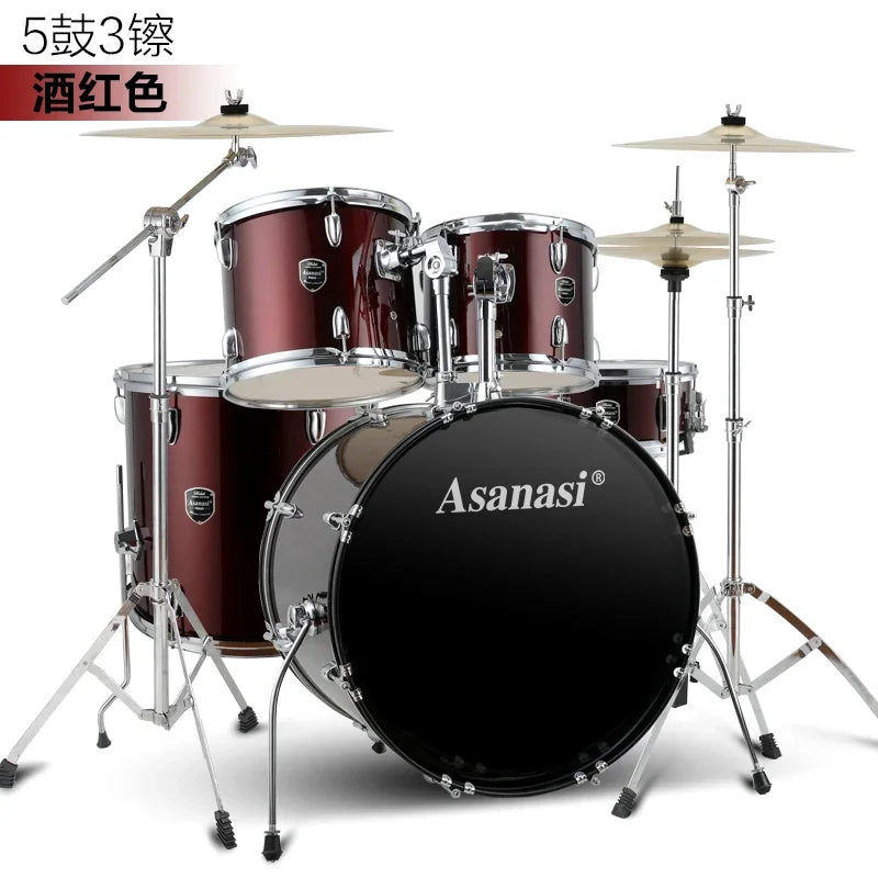 Electronic musical instruments Jazz Drum Kit Set Rock Band Professional Percuss Metal Drum Set Professional Adults Cymbal Bateria Musical Drums Instrument