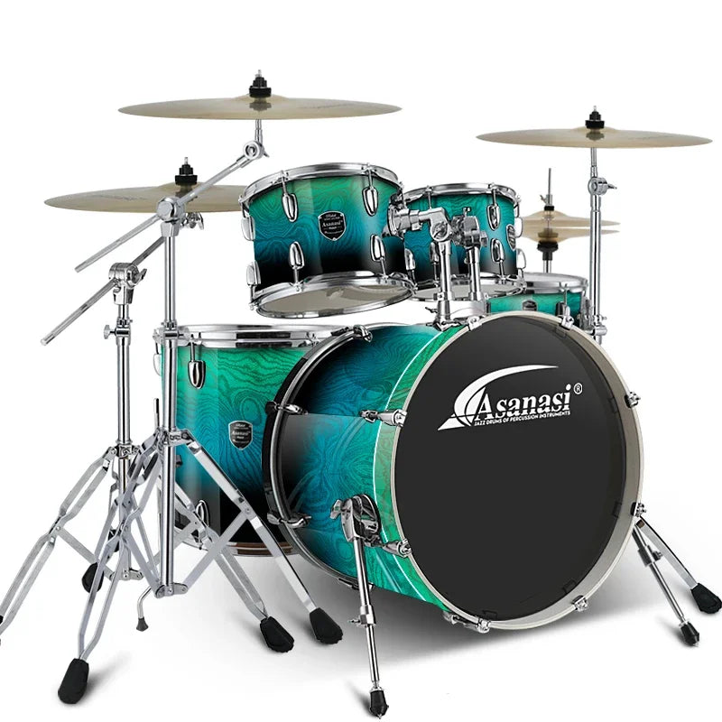 Electronic musical instruments Jazz Drum Kit Set Rock Band Professional Percuss Metal Drum Set Professional Adults Cymbal Bateria Musical Drums Instrument