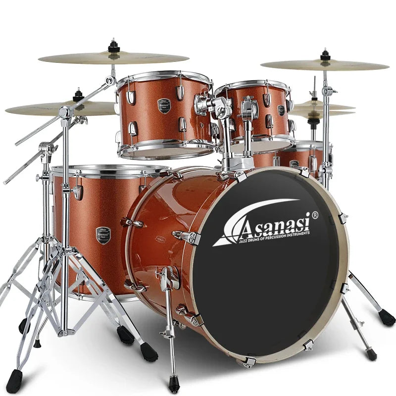 Electronic musical instruments Jazz Drum Kit Set Rock Band Professional Percuss Metal Drum Set Professional Adults Cymbal Bateria Musical Drums Instrument