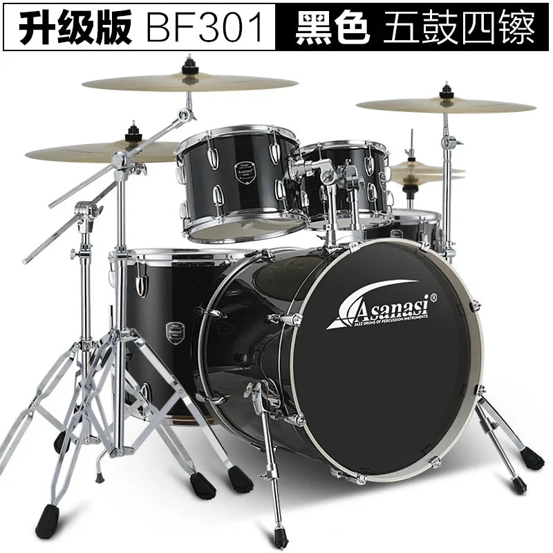 Electronic musical instruments Jazz Drum Kit Set Rock Band Professional Percuss Metal Drum Set Professional Adults Cymbal Bateria Musical Drums Instrument