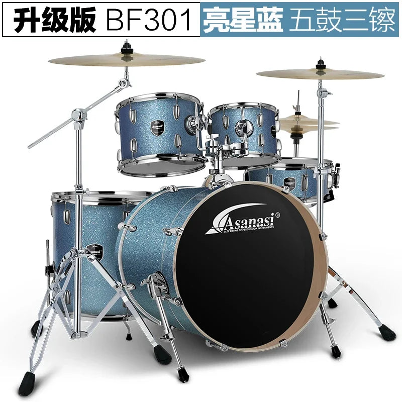 Electronic musical instruments Jazz Drum Kit Set Rock Band Professional Percuss Metal Drum Set Professional Adults Cymbal Bateria Musical Drums Instrument