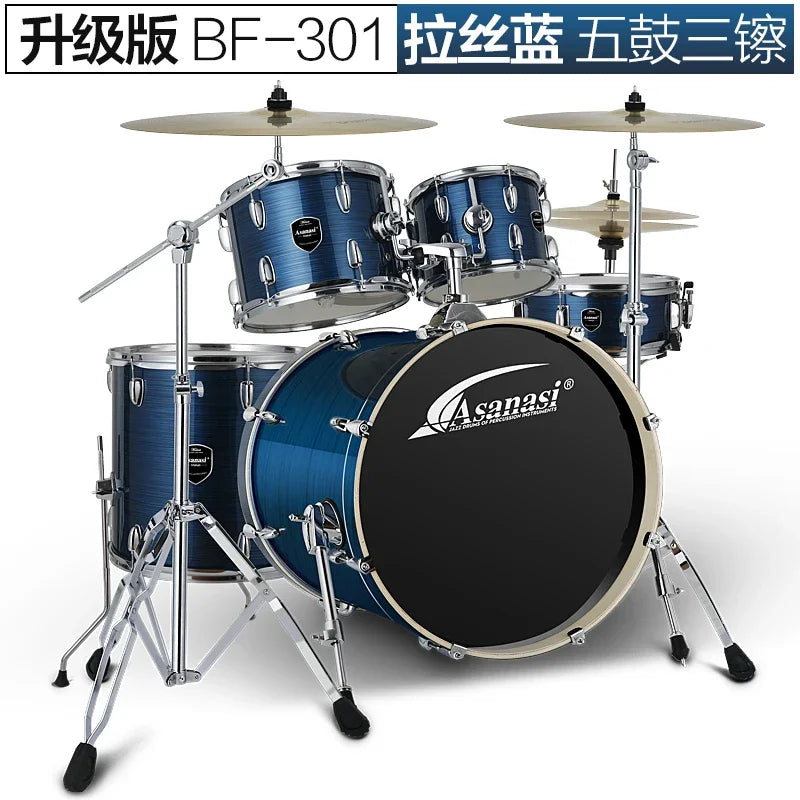 Electronic musical instruments Jazz Drum Kit Set Rock Band Professional Percuss Metal Drum Set Professional Adults Cymbal Bateria Musical Drums Instrument