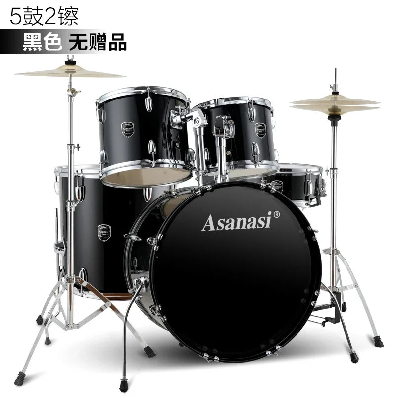 Electronic musical instruments Jazz Drum Kit Set Rock Band Professional Percuss Metal Drum Set Professional Adults Cymbal Bateria Musical Drums Instrument