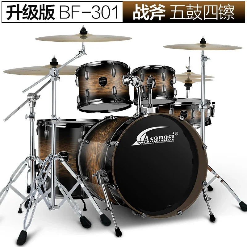 Electronic musical instruments Jazz Drum Kit Set Rock Band Professional Percuss Metal Drum Set Professional Adults Cymbal Bateria Musical Drums Instrument