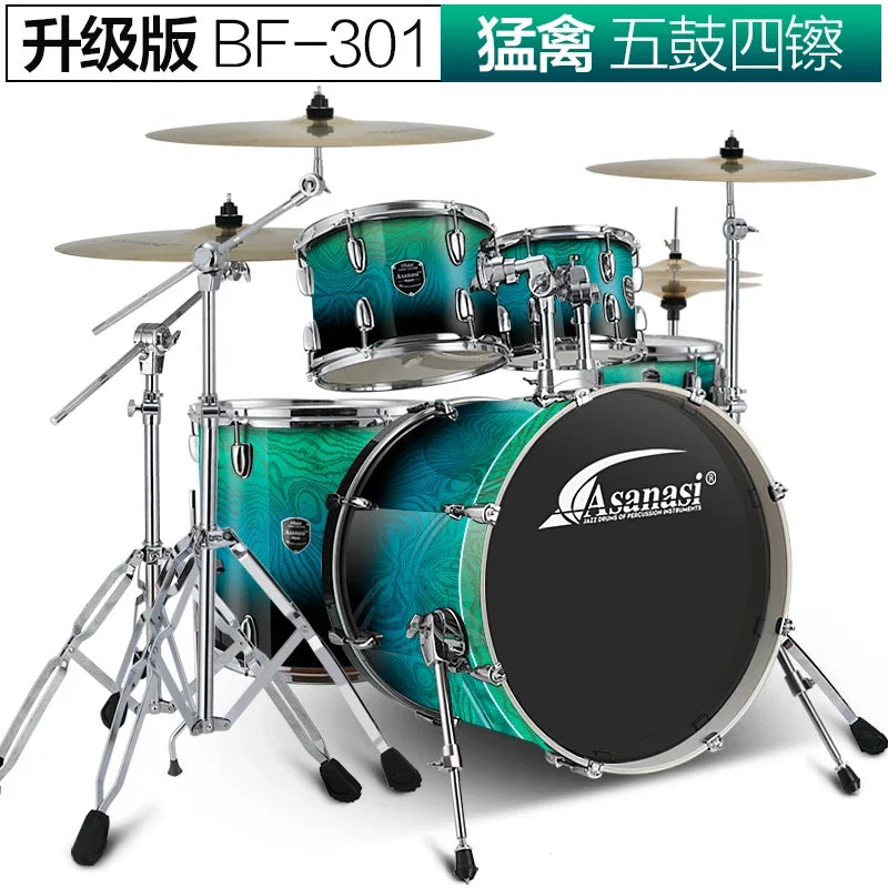 Electronic musical instruments Jazz Drum Kit Set Rock Band Professional Percuss Metal Drum Set Professional Adults Cymbal Bateria Musical Drums Instrument