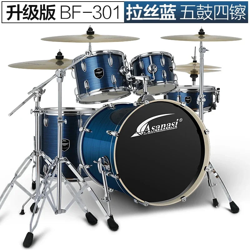 Electronic musical instruments Jazz Drum Kit Set Rock Band Professional Percuss Metal Drum Set Professional Adults Cymbal Bateria Musical Drums Instrument