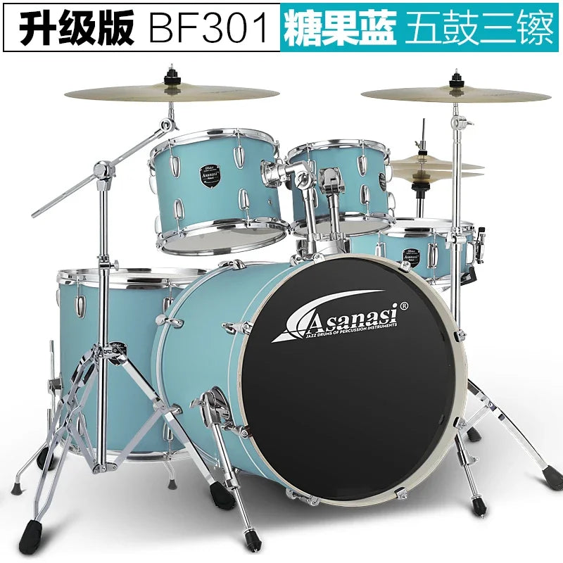 Electronic musical instruments Jazz Drum Kit Set Rock Band Professional Percuss Metal Drum Set Professional Adults Cymbal Bateria Musical Drums Instrument