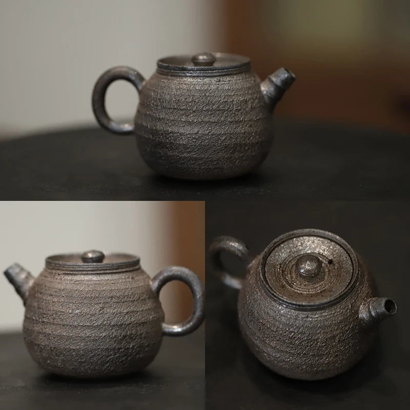 Jin. Park You Detective Handmade Chai Shao Pot, Purple Sand Ball Hole, Shuo Pu Gui Feng Tea Set, Small Capacity